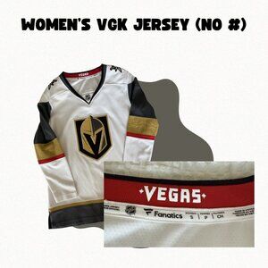Women's Basic VGK White Jersey - No Number